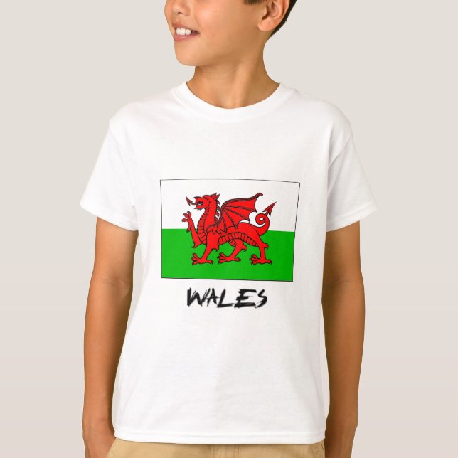 Wales Flag T-Shirt (Front)