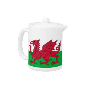 Wales Flag Teapot