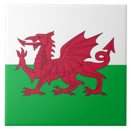 Wales Flag Tile