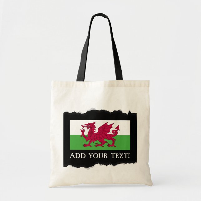 Wales Flag Tote Bag (Front)