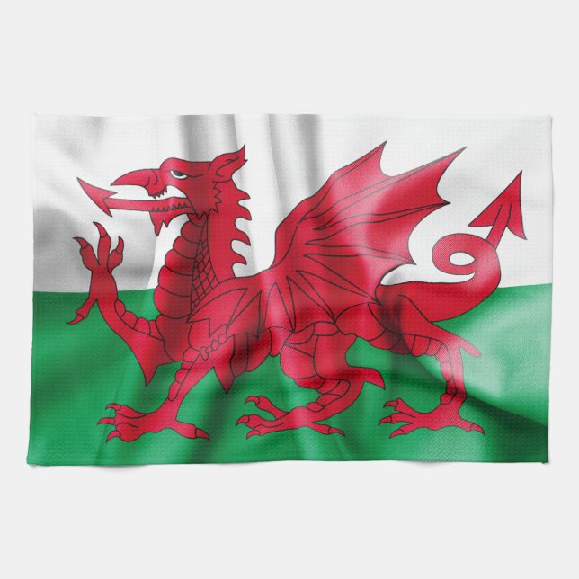 Wales Flag Towel (Horizontal)