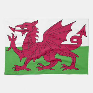 Wales Flag Towel