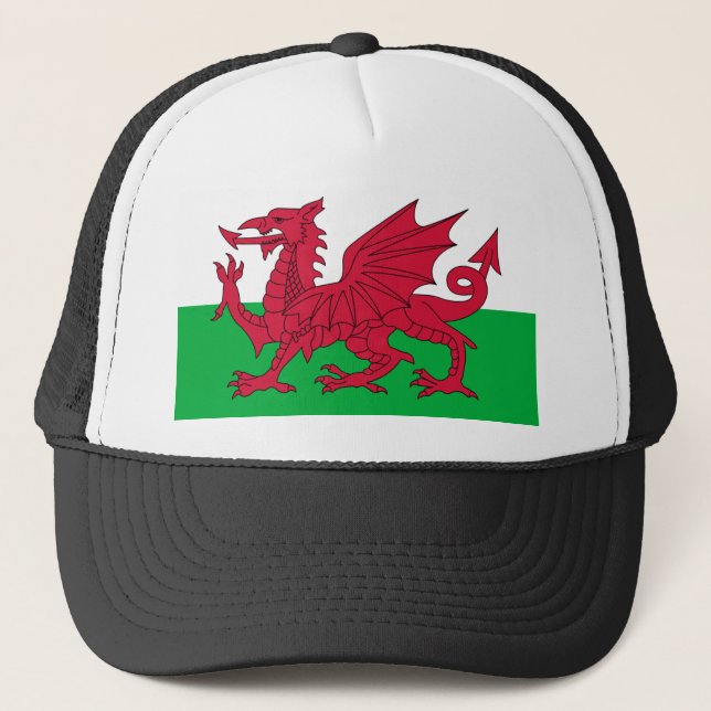 wales flag trucker hat (Front)