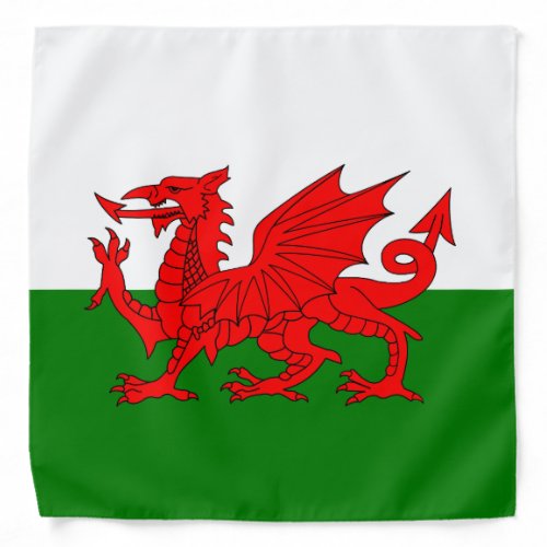  Wales flag Welsh red dragon Bandana
