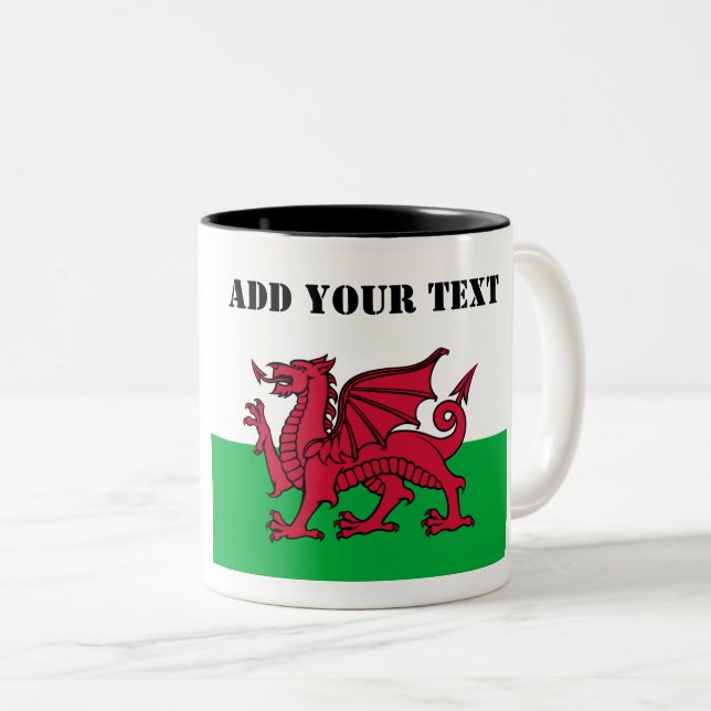 Wales Flag World Cup 2022 soccer cymru red dragon (Front Right)