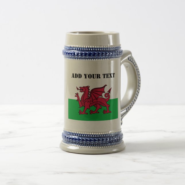 Wales Flag World Cup 2022 soccer cymru red dragon (Front Right)