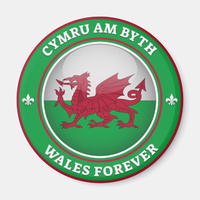 Wales Forever Magnet (Front)