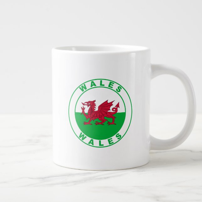 Wales Giant Coffee Mug (Right)