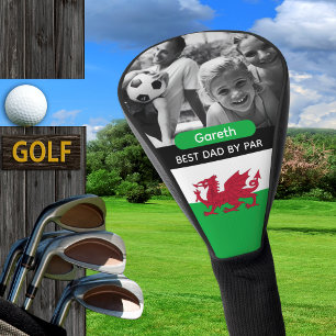 Wales Golf, Best Dad, Welsh Flag, Photo Golf Head Cover