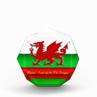 Wales - Home of the Red Dragon, metallic-effect Award