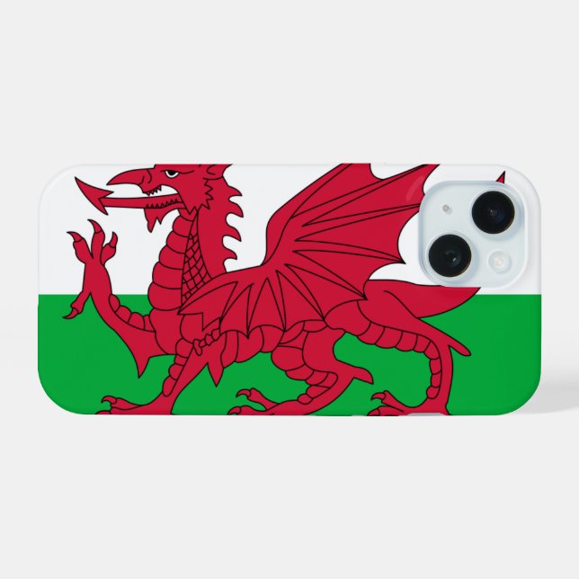 Wales Iphone Case (Back Horizontal)
