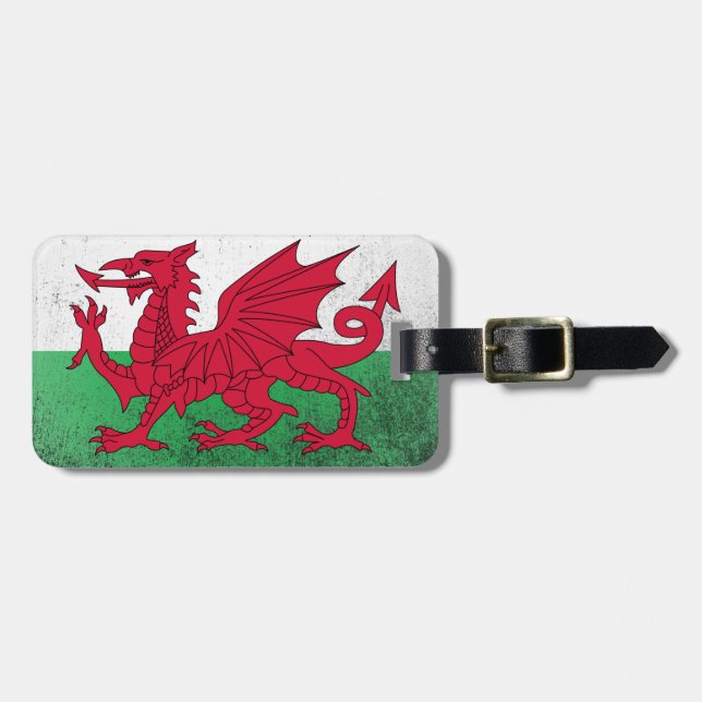 Wales Luggage Tag (Front Horizontal)