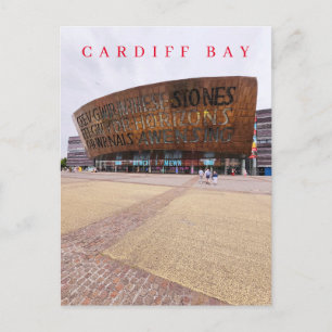 Wales Millennium Center view postcard