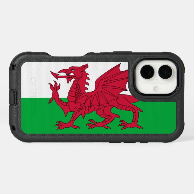 Wales Otterbox iPhone Case (Back Horizontal)