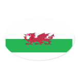 WALES OVAL STICKER