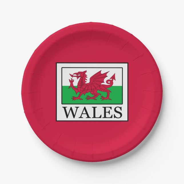 Wales Paper Plates (Front)