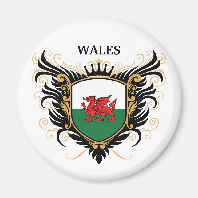 Wales [personalize] magnet (Front)