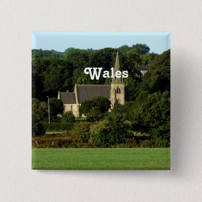 Wales Pinback Button (Front)