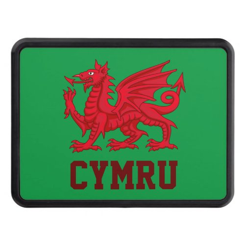 Wales Red Dragon Y Ddraig Goch Hitch Cover