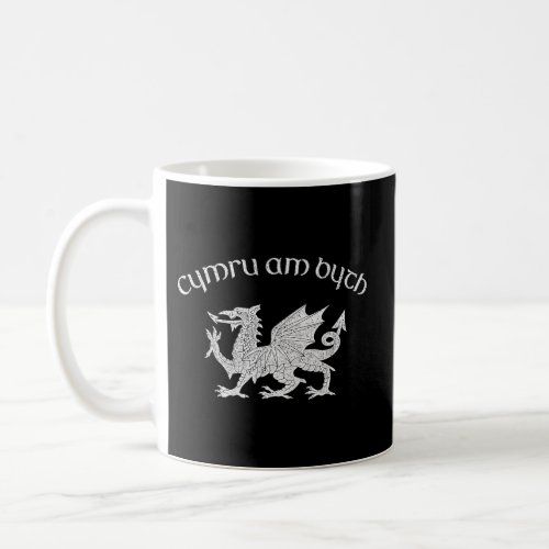 Wales Red Welsh Dragon Cymru Am Byth Coffee Mug