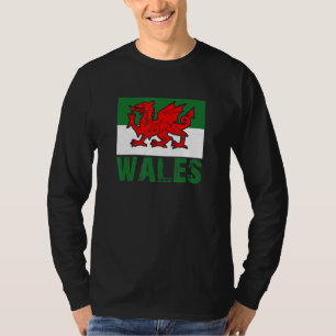 Wales Rugby national flag Cardiff fan T-Shirt