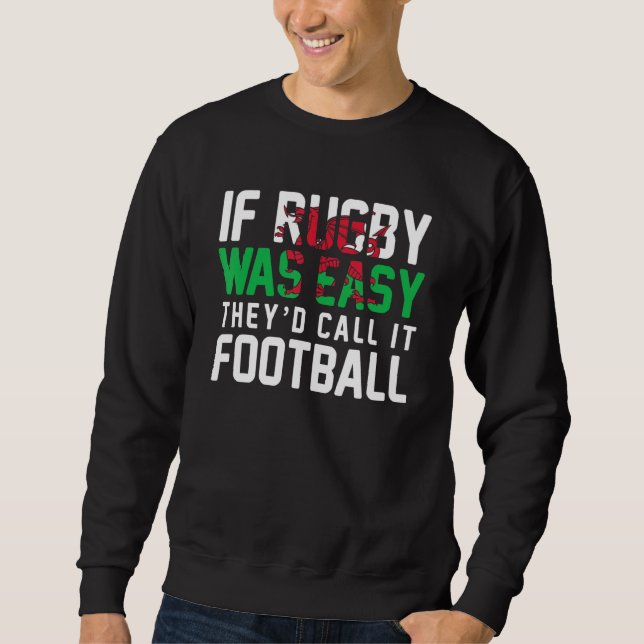 Wales Rugby   Welsh Flag Wales Sweatshirt (Front)