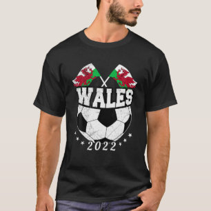 Wales Soccer Ball Welsh Team For Men T-Shirt