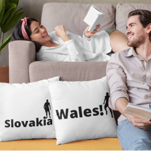 Wales Soccer Throw Pillow