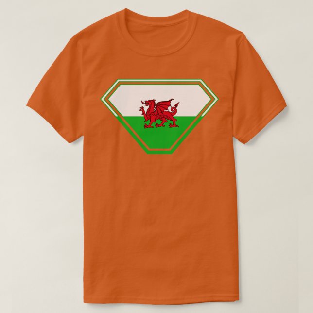 Wales SuperEmpowered Shield T-Shirt (Design Front)