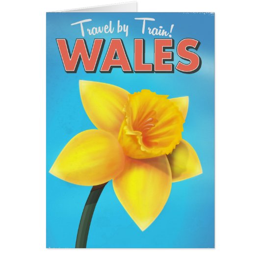 Wales vintage travel poster (Front)