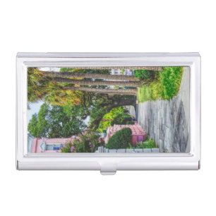 Walk Along Rainbow Row Business Card Case