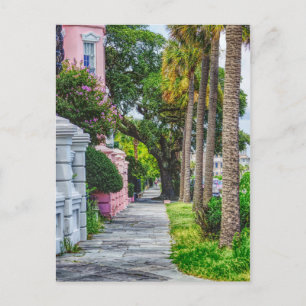 Walk Along Rainbow Row Postcard