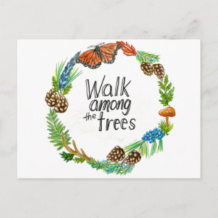 Walk Among the Trees Postcard