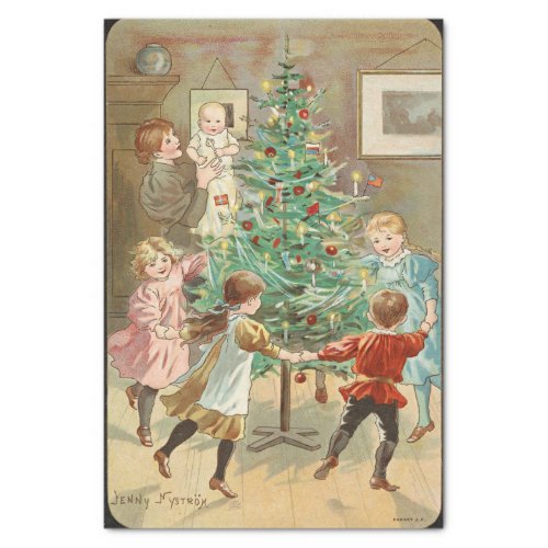 Walk Around the Christmas Tree by Jenny Nystrom Tissue Paper