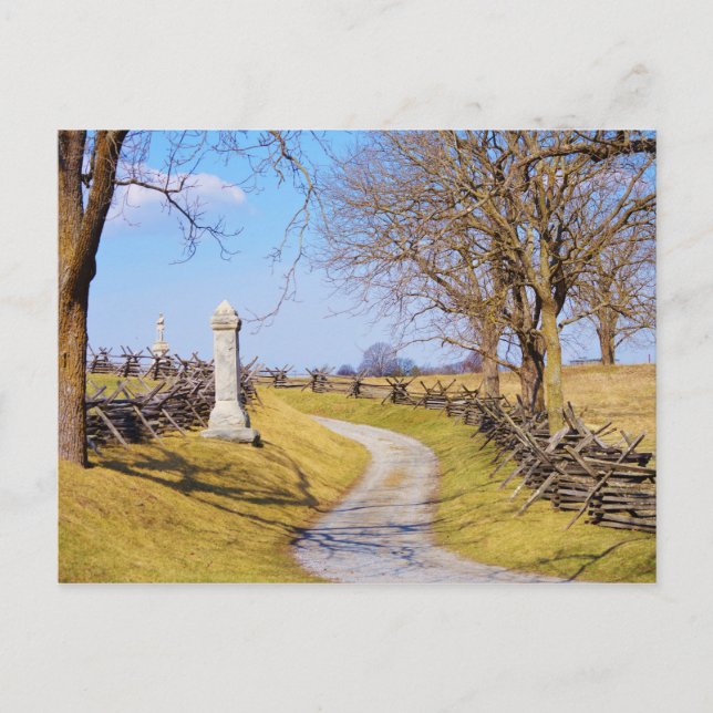 Walk at Antietam Postcard (Front)