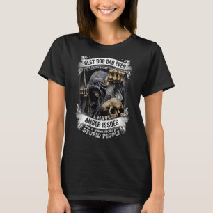 Walk Away I Am A Best Dog Dad Ever I Love Dogs Mor T-Shirt