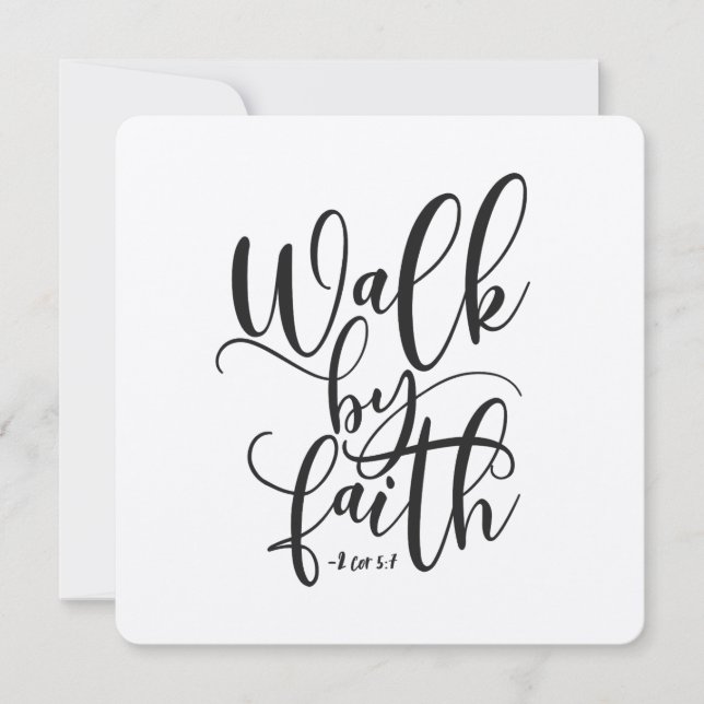 Walk By Faith 2 Corinthians 5:7 (Front)