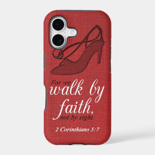 Walk By Faith 2 Corinthians 5:7 Bible Verse Quote iPhone 17 Case