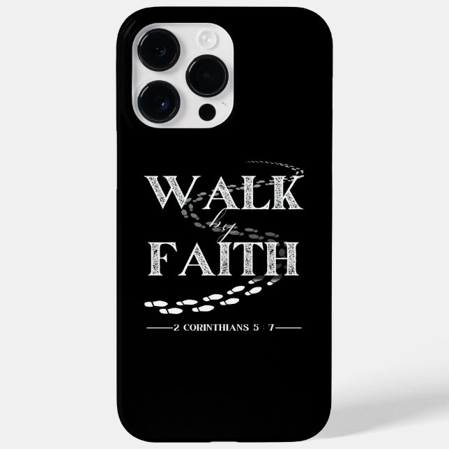 Walk by Faith – 2 Corinthians 5:7 Case-Mate iPhone Case (Back)
