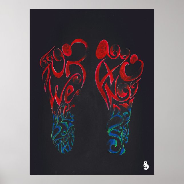 Walk By Faith (black) Poster (Front)