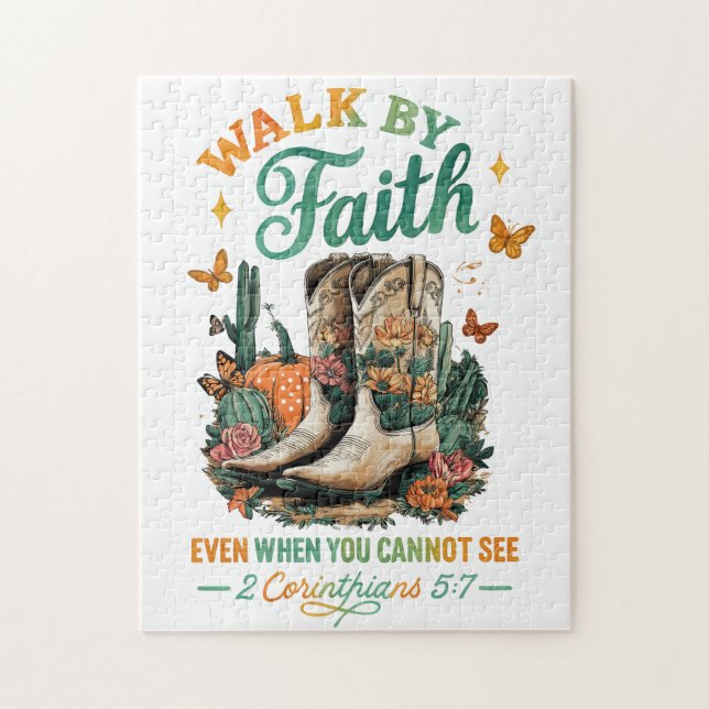 Walk By Faith....  Jigsaw Puzzle (Vertical)