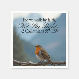Walk by Faith Not by Sight 2 Corinthians 5:7 Napkins