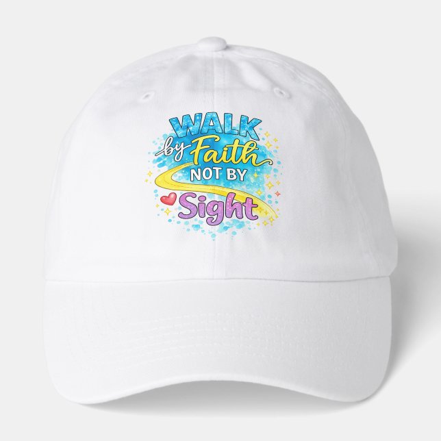 Walk by Faith Not by Sight Classic Dad Hat (Front)