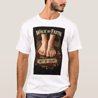 walk by faith not by sight T-Shirt