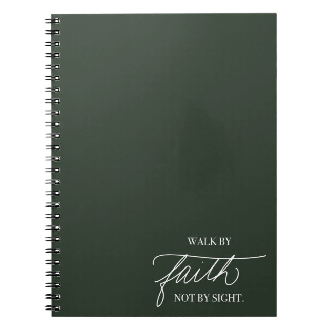 Walk By Faith Notebook (Front)