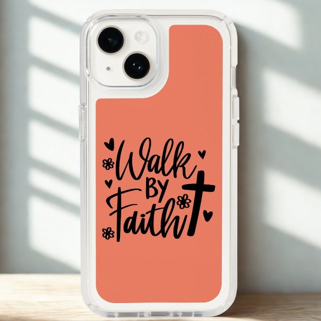 Walk By Faith Speck iPhone Case (Creator Uploaded)