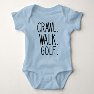Walk Crawl Golf - Cute Golf Baby Bodysuit