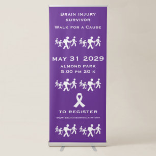 Walk For A Cause Retractable Banner