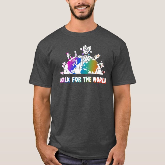 Walk for the World with Love In The Bay T-Shirt (Front)