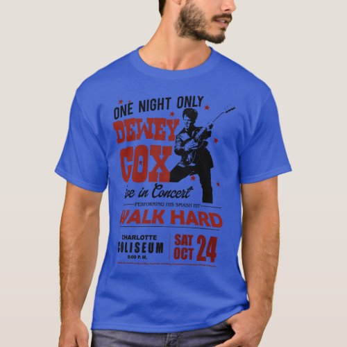 Walk Hard Dewey Cox Concert Poster T_Shirt